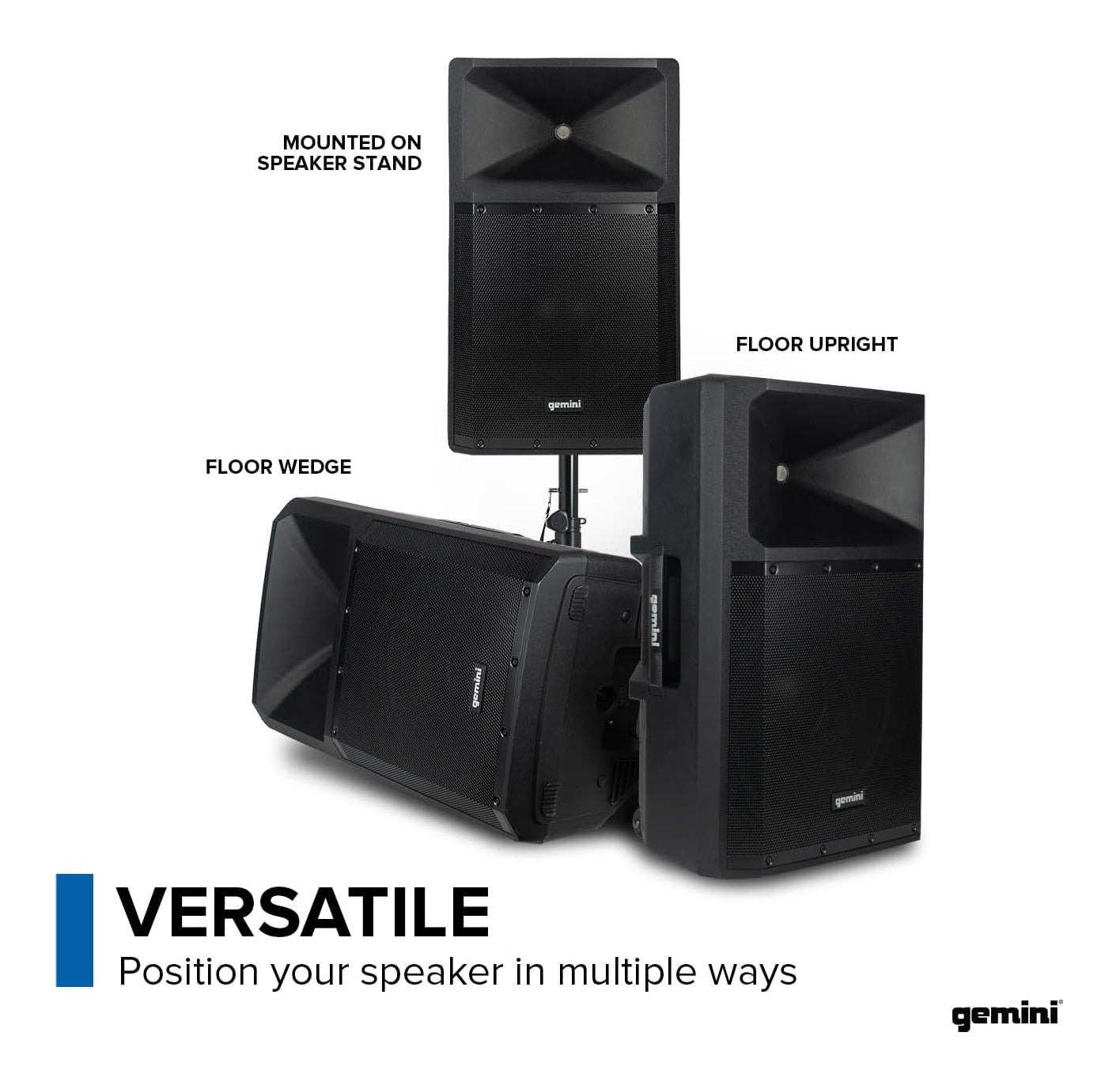 Gemini GSP-2200 active speakers (PAIR)