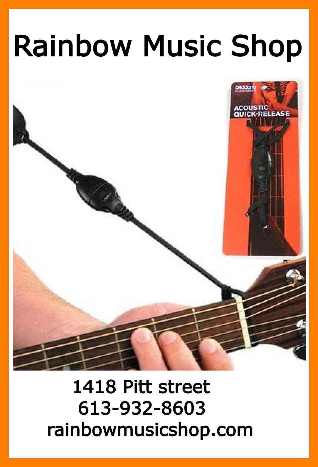 Planet Waves by D'addario Quick Release strap system