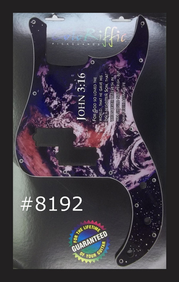 Pickguards : P-bass style; Christian & Worship Series