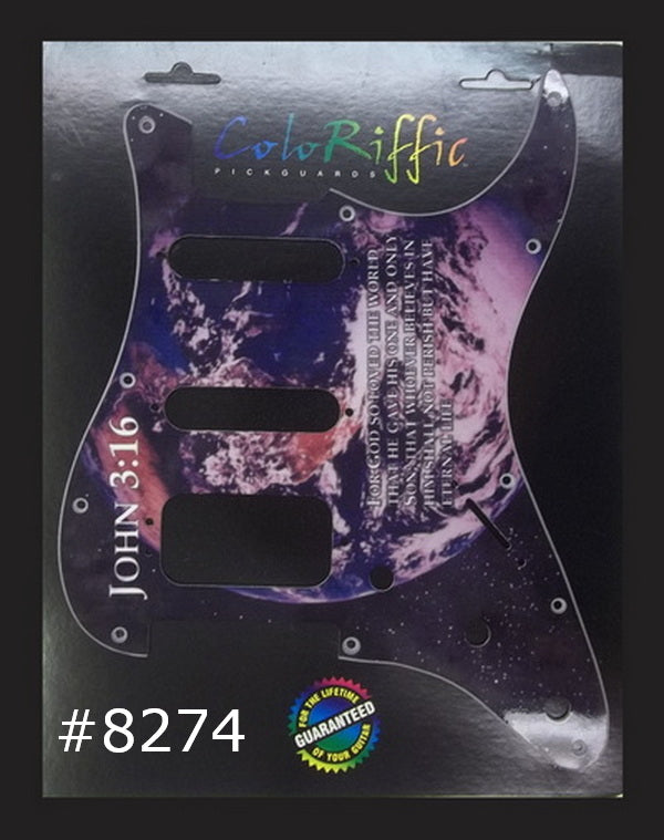 Pickguards : strat style; Christian & Worship series