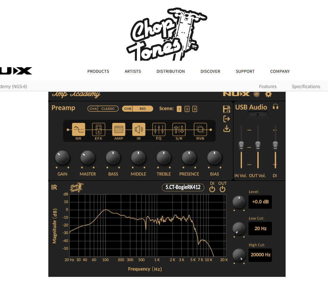 NUX Amp Academy modeller