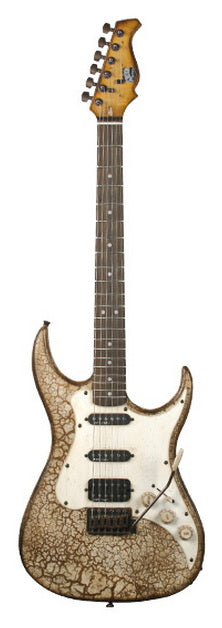 Badwater SRO Brown Crackle electric guitar