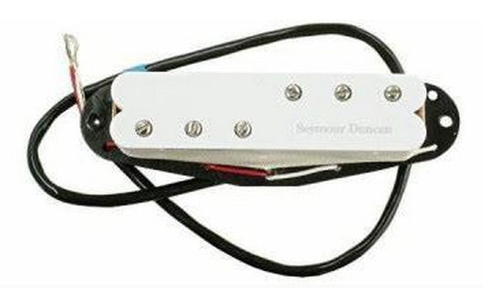 Pickups : Duncan : Duckbucker : for strats : bridge : white