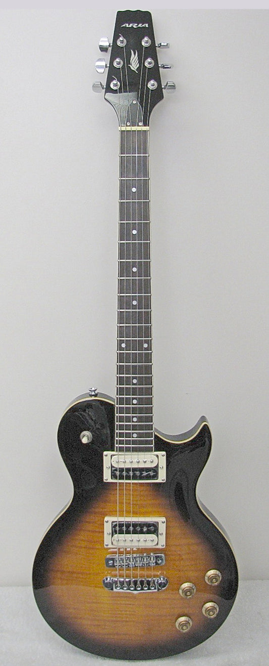 Aria PE Elite Custom SingleCut guitar : brownburst
