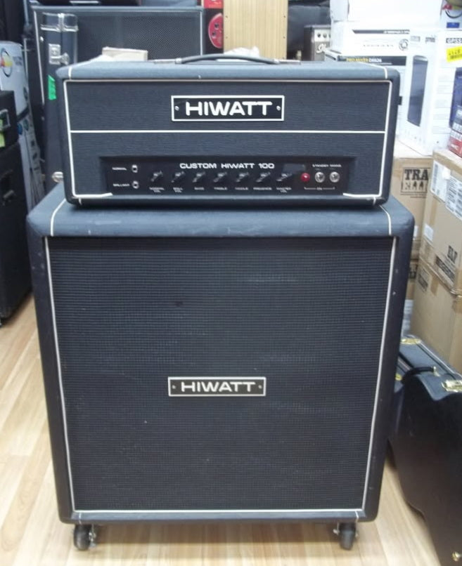 Customer Consignment: Hiwatt DR-105 Half-stack (amp + 412 cabinet)