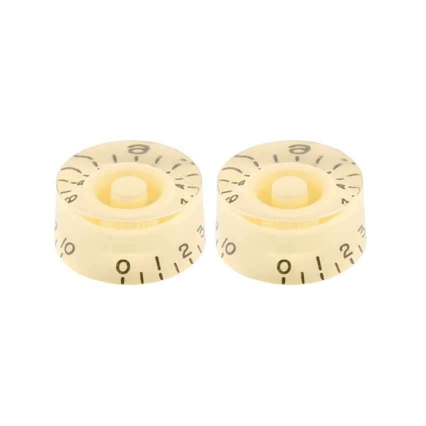 Allparts : PK 0130-028 Speed knobs pair : light creme : set of two