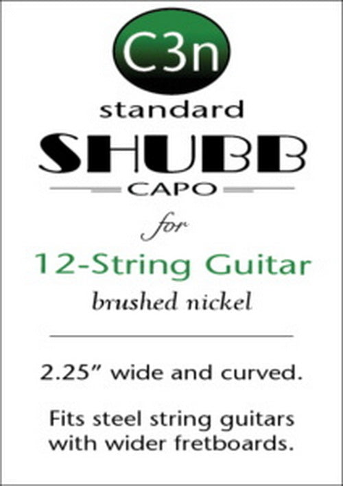 Shubb: C3 12-string acoustic capo