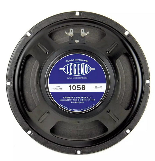 Speakers : Eminence 105-16 10" guitar speaker