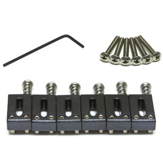 GraphTech : String Saver: strat/tele bridge saddle set: PS-8001-00