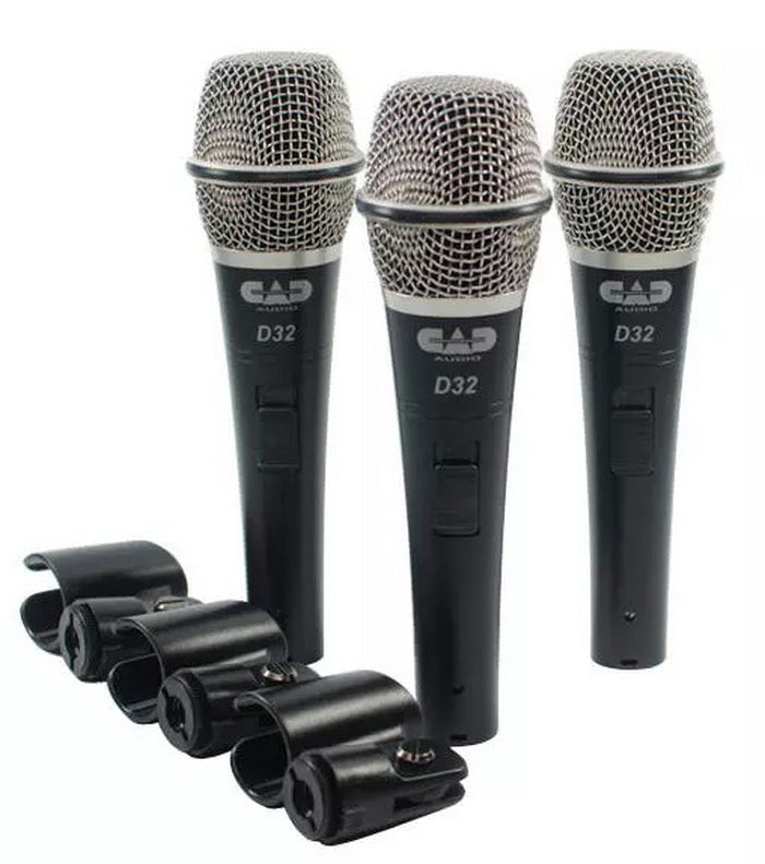 CAD Live D32 mic triple pack