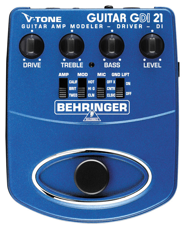 Behringer GDi 21 amplifier modeler pedal