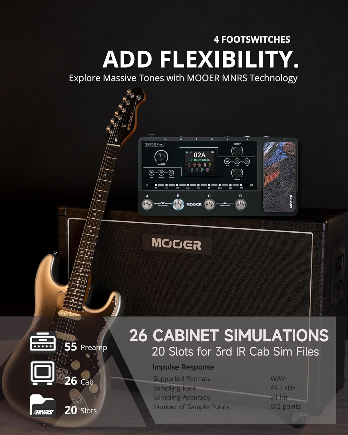 Mooer GE-150 Pro Li Multi-FX – Rainbow Music Shop