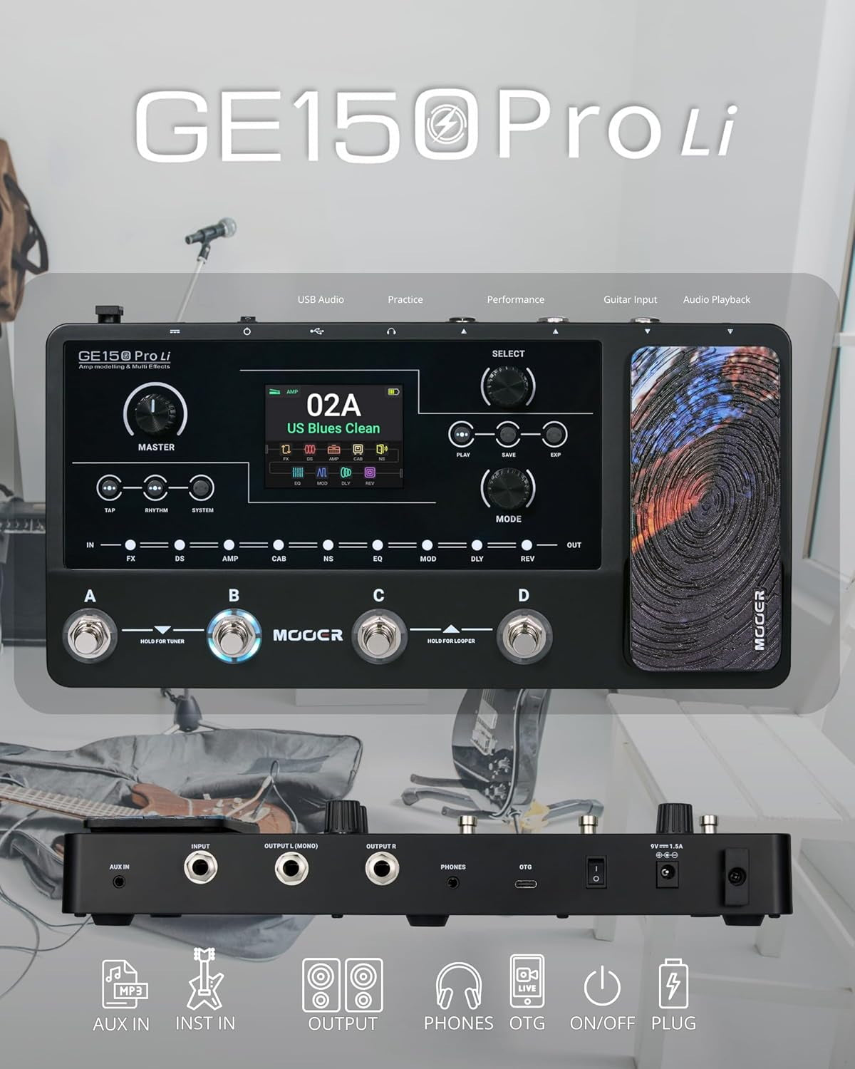 Mooer GE-150 Pro Li Multi-FX – Rainbow Music Shop