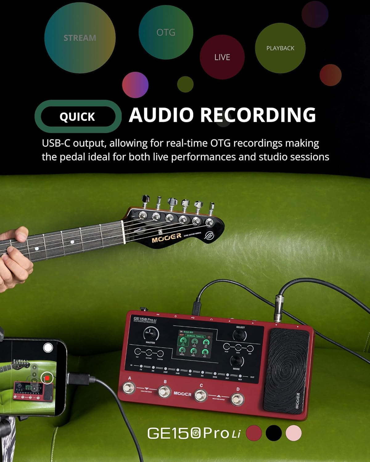 Mooer GE-150 Pro Li Multi-FX – Rainbow Music Shop