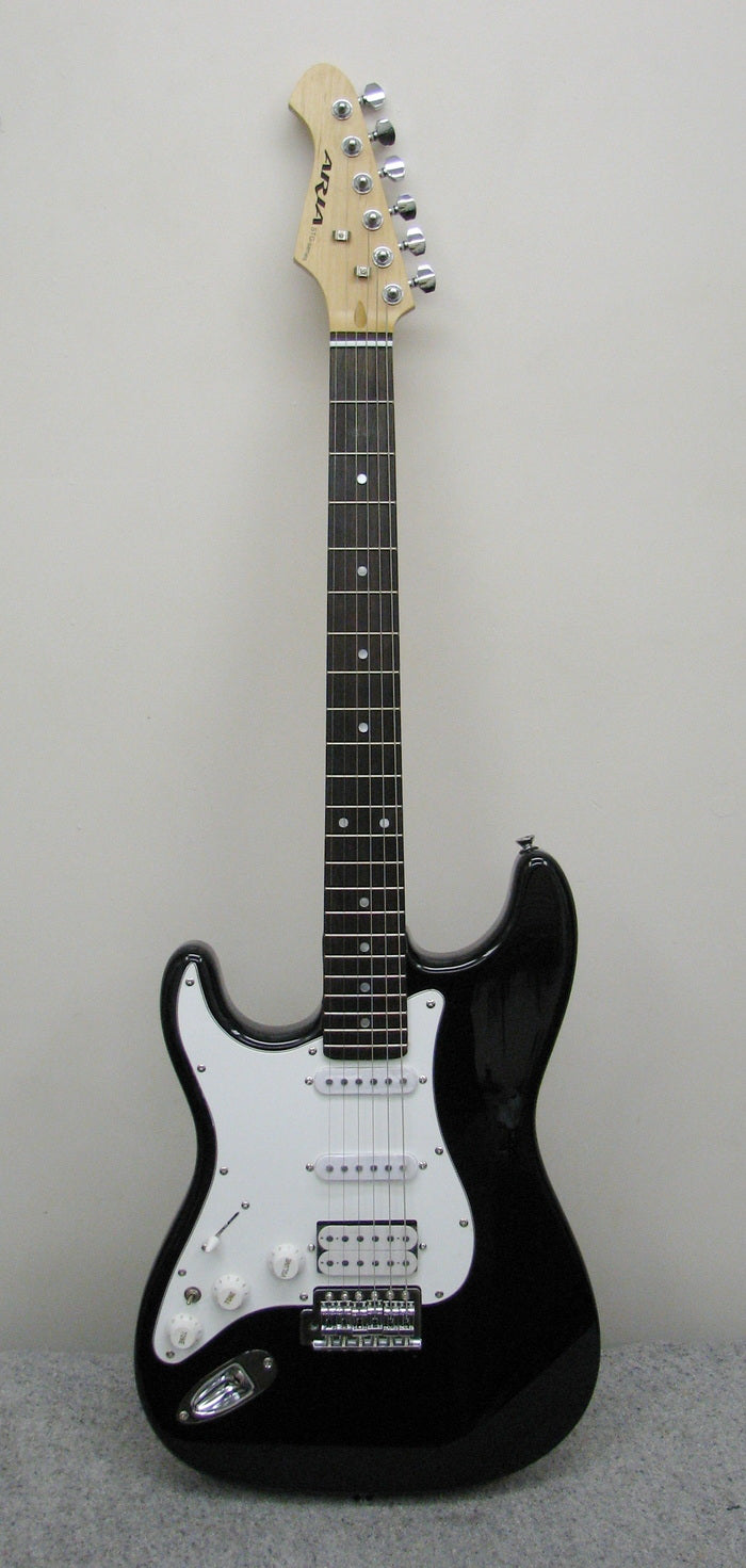 LEFT hand : Aria STG H/S/S electric guitar : black