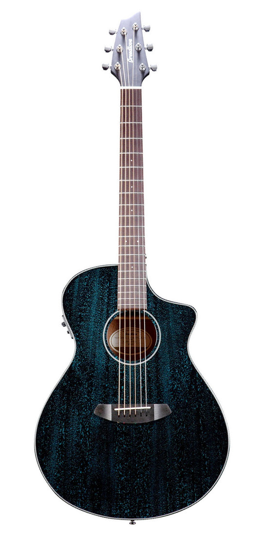 Breedlove Rainforest S Concert Midnight Blue CE African mahogany-African mahogany