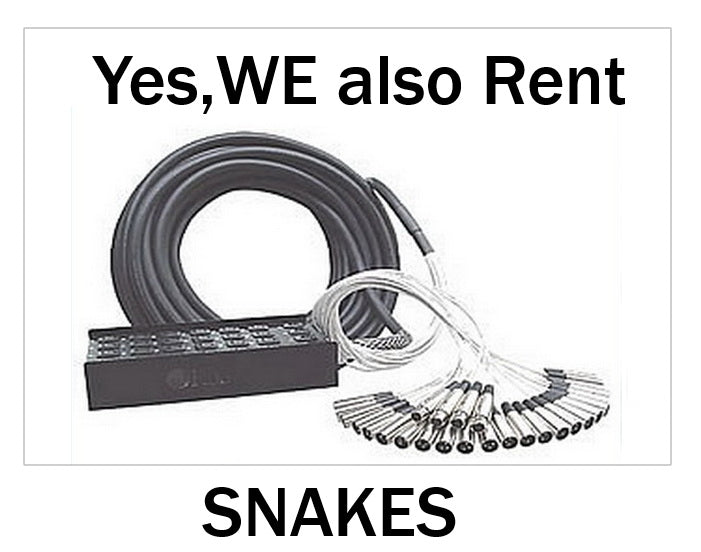RENTALS : Multi-channel Mic Snakes