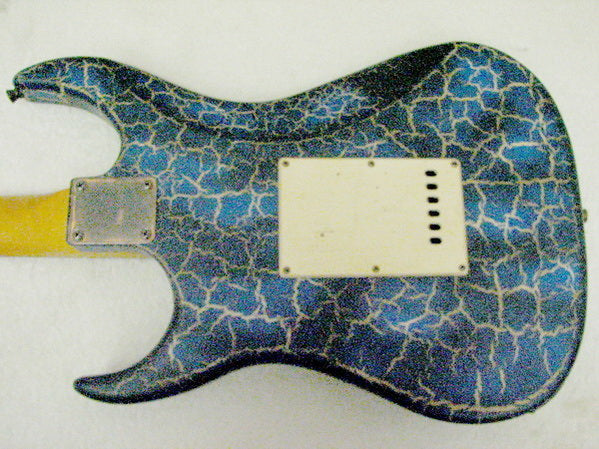 Badwater SRO Blue Crackle electric guitar