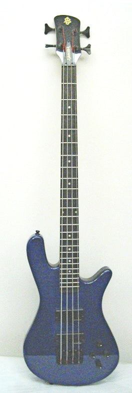 Spector Performer 4 DLX bass : transparent blue flametop