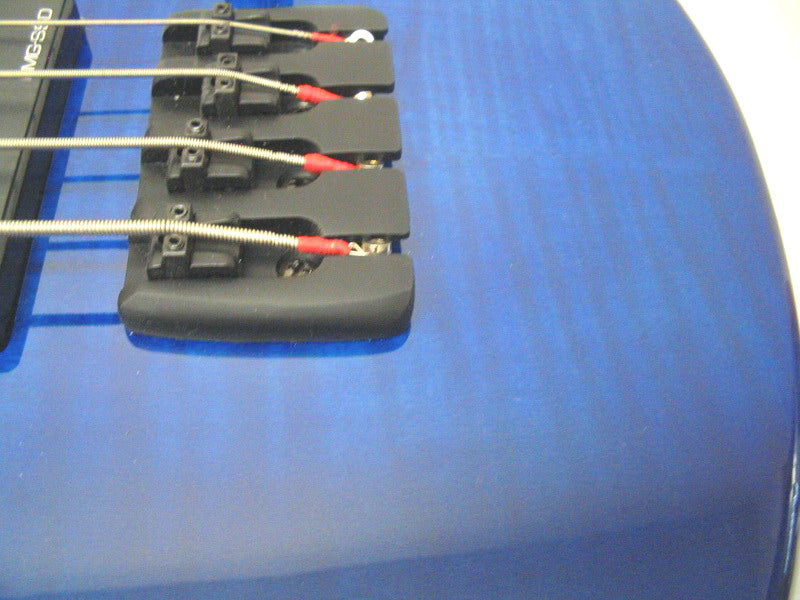 Spector Performer 4 DLX bass : transparent blue flametop