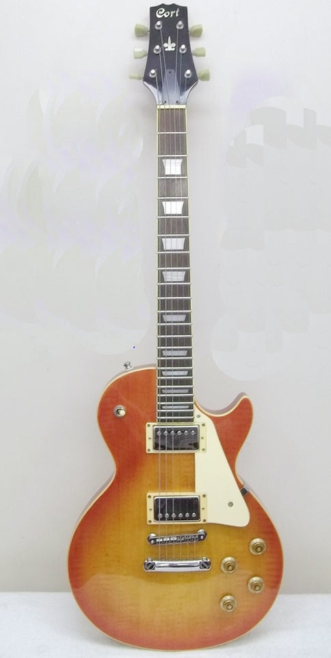 (USED) Cort single-cut heritage amberburst electric guitar