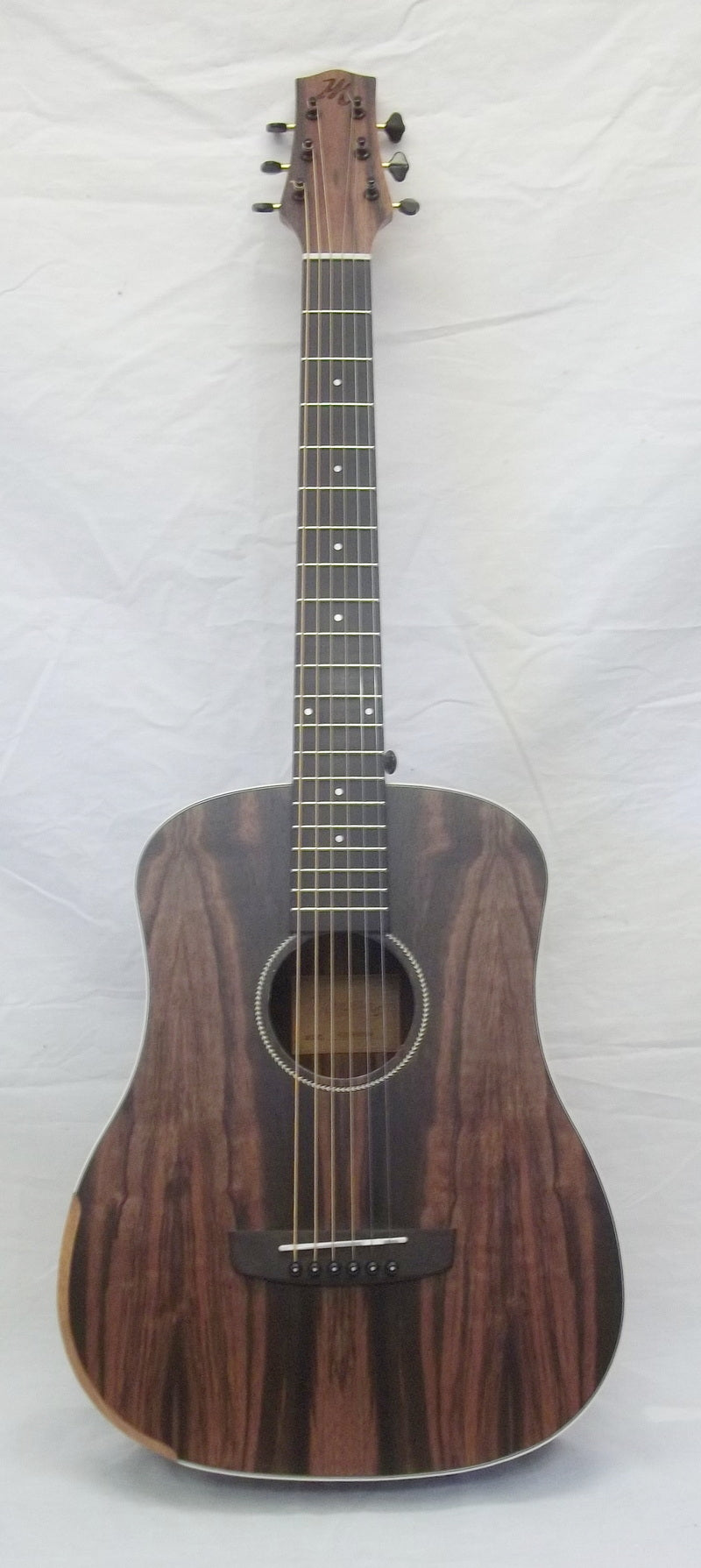 Madera Select : SideKick mini-acoustic guitar : Striped Ebony