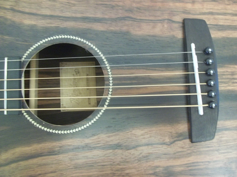 Madera Select : SideKick mini-acoustic guitar : Striped Ebony