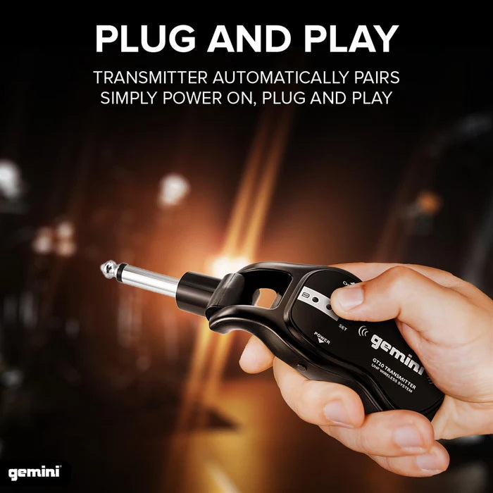Gemini GMU-G100 guitra wireless package