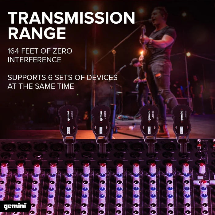 Gemini GMU-G100 guitra wireless package