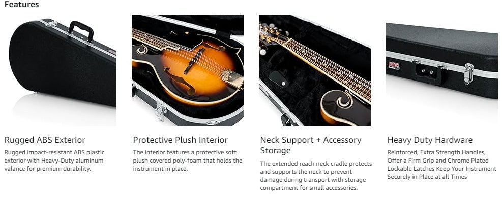 Case; Gator : Mandolin : Molded