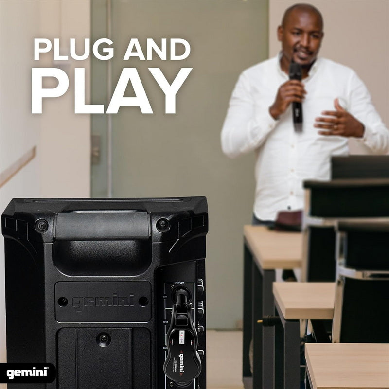 Gemini GMU-M100 wireless handheld mic system