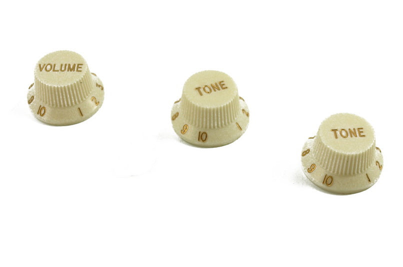 WD Parts : KB-240 three control knob set: black or white