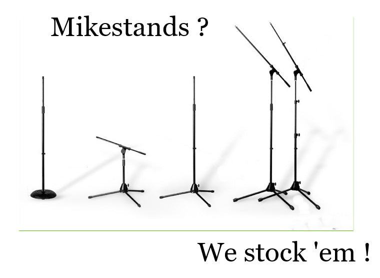 Microphone stand-round base