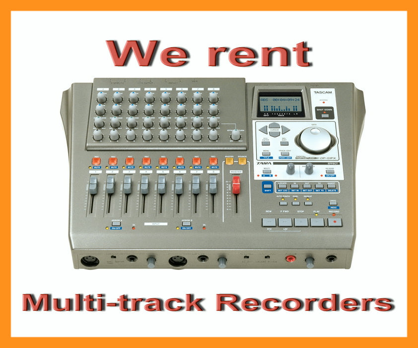 RENTALS : Multi-track recording systems