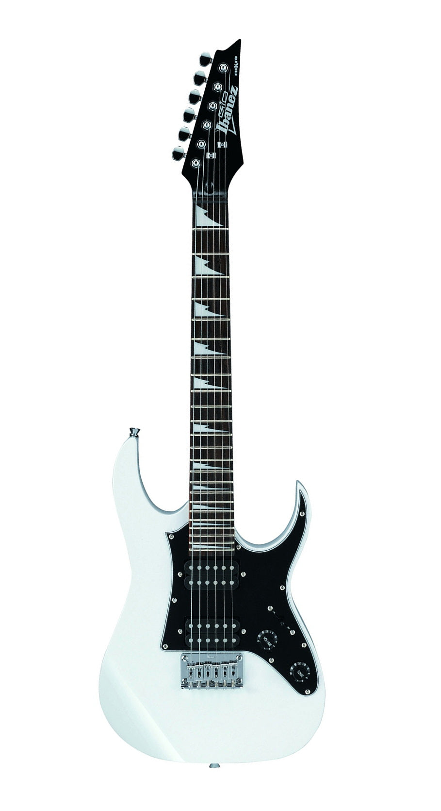 Ibanez MiKro short scale electric guitar white