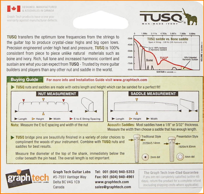 GraphTech : nut : strat & tele : PQ-5000-00