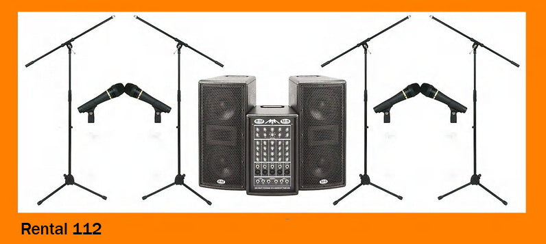 RENTALS: Matrix 200 compact PA system