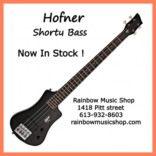 Hofner Shorty Standard Bass black