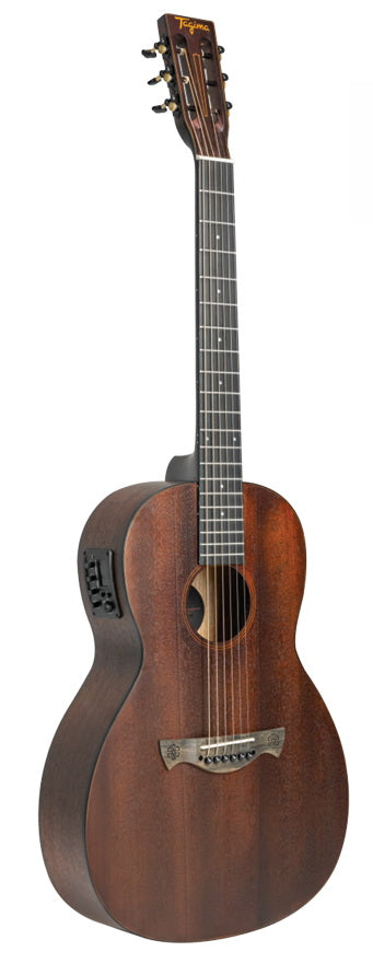 Taima Utah parlour size acoustic-electric guitar