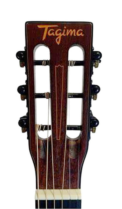 Taima Utah parlour size acoustic-electric guitar