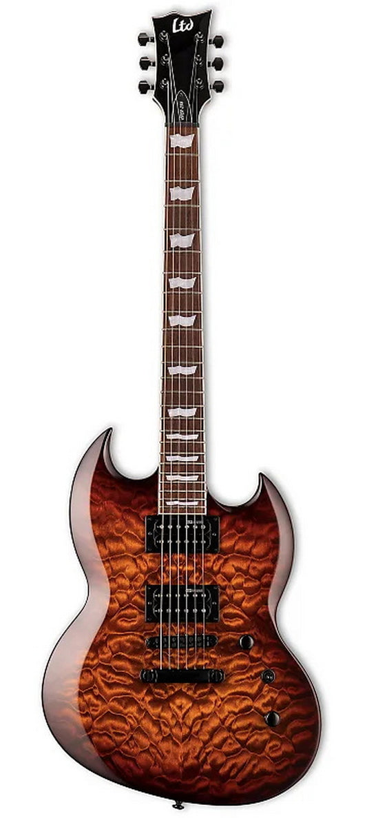 ESP LTD Viper Brown Quilt top