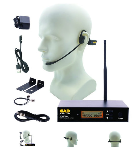 Gemini WX1000HW headworn wireless mic system