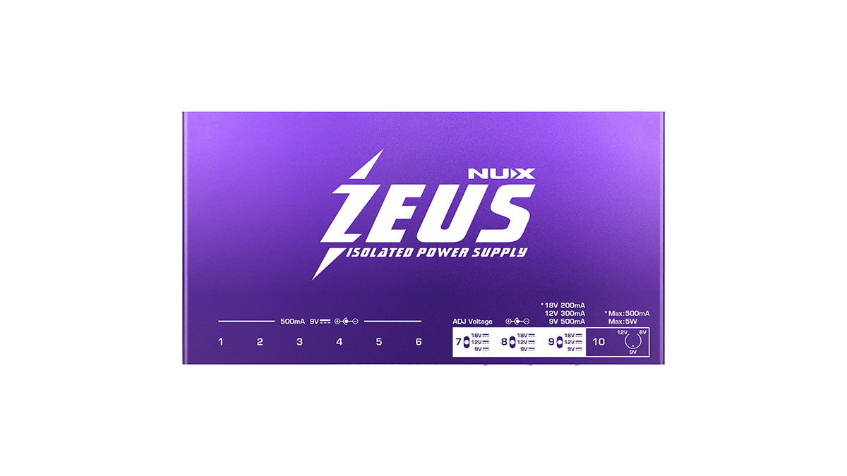 NUX Zeus Power Supply for pedalboards